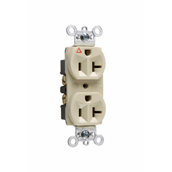 Pass And Seymour Receptacle Duplex 20A Commercial Isolated Ground Ivory (IG5362I)