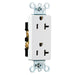 Pass And Seymour Receptacle Duplex SPLEX 20A 125V Side Wire Ivory (26342I)