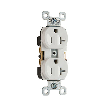 Pass And Seymour Receptacle Duplex Tamper-Resistant 20A/125V Ivory (TR20I)