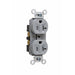 Pass And Seymour Receptacle Duplex Tamper-Resistant Back And Side Wire 15A/125V Gray (TR5262GRY)