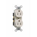 Pass And Seymour Receptacle Duplex Tamper-Resistant Back And Side Wire 15A/125V Light Almond (TR5262LA)