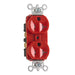Pass And Seymour Receptacle Duplex Tamper-Resistant Back And Side Wire 20A/125V Red (TR5362RED)