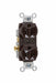 Pass And Seymour Receptacle Duplex 20A/125V Side Wire Brown (CR20)