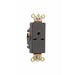 Pass And Seymour Receptacle Single SPLEX 15A 250V Side And Back Black (26661BK)