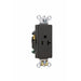 Pass And Seymour Receptacle Single SPLEX 20A 125V Side And Back Wire Black (26361BK)
