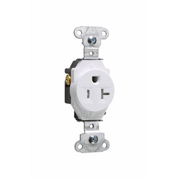 Pass And Seymour Receptacle Single Tamper-Resistant 20A/125V White (TR5351W)