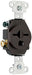 Pass And Seymour Receptacle Single 15A 250V Side Wire Brown (5651)