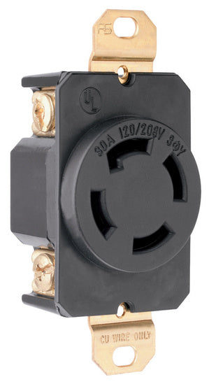 Pass And Seymour Receptacle Single 30A 120/208V 3Phase-Y (3430)