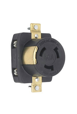 Pass And Seymour Receptacle Single 50A 250VDC 50A 600VAC (3769)