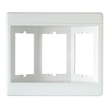Pass And Seymour Recessed TV Box 3-Gang White (TV3WW)