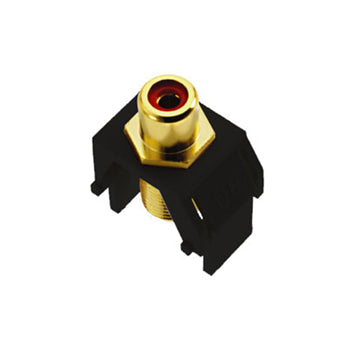 Pass And Seymour Red RCA To F-Connector Black M20 (WP3462BK)