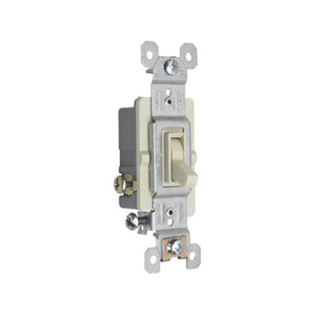 Pass And Seymour Self Grounding 3P AC 15A 120V Switch Ivory (663SIG)