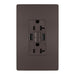Pass and Seymour Self-Test GFCI Outlet Tamper-Resistant 20A With USB Type AA Brown  (2097TRUSBAA)