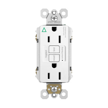 Pass And Seymour Self-Test GFCI Receptacle Isolated Ground Tamper-Resistant 15A 125V White (1597IGTRW)