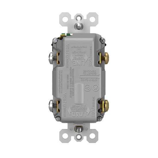 Pass and Seymour Self-Test GFCI Receptacle Tamper-Resistant 15A With USB Type AC Black  (1597TRUSBACBK)