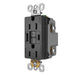 Pass and Seymour Self-Test GFCI Receptacle Tamper-Resistant 15A With USB Type AC Black  (1597TRUSBACBK)
