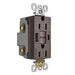 Pass and Seymour Self-Test GFCI Receptacle Tamper-Resistant 15A With USB Type AC Brown  (1597TRUSBAC)