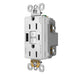 Pass And Seymour Self-Test GFCI Receptacle Tamper-Resistant 15A With USB Type AC White (1597TRUSBACW)