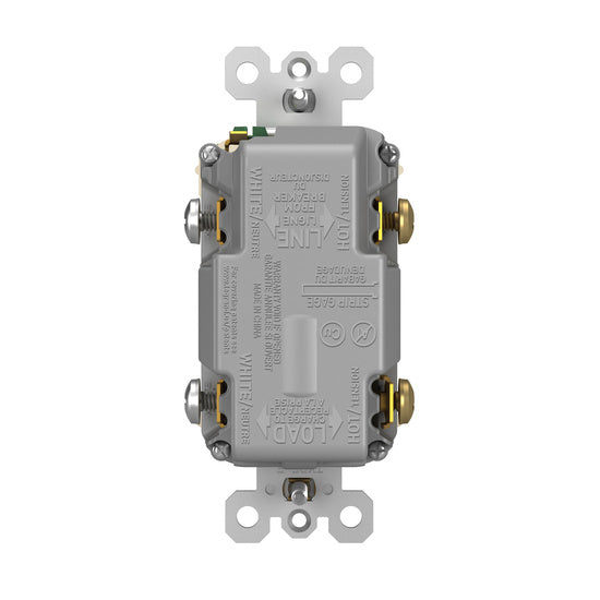 Pass And Seymour Self-Test GFCI Receptacle Tamper-Resistant 20A With USB Type AA Light Almond (2097TRUSBAALA)