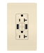 Pass And Seymour Self-Test GFCI Receptacle Tamper-Resistant 20A With USB Type AA Light Almond (2097TRUSBAALA)