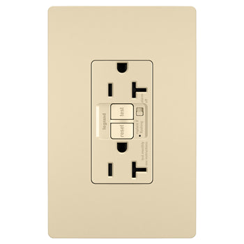 Pass And Seymour Self-Test GFCI Receptacle Tamper-Resistant Alarm 20A 125V Ivory (2097TRAI)