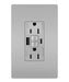 Pass And Seymour Self-Test GFCI Receptacle Tamper-Resistant Weather-Resistant 15A With USB Type AC Gray (1597TRWRUSBACGRY)