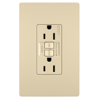 Pass And Seymour Self-Test PlugTail GFCI Receptacle 15A Ivory (PT1597I)