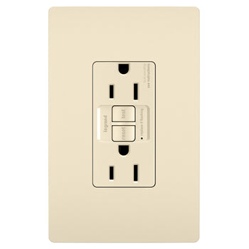Pass And Seymour Self-Test PlugTail GFCI Receptacle 15A Light Almond (PT1597LA)