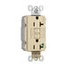 Pass And Seymour Self-Test PlugTail GFCI Hospital Grade Receptacle 20A Ivory (PT2097HGI)