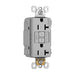 Pass And Seymour Self-Test PlugTail GFCI Receptacle Tamper-Resistant 20A Gray (PT2097TRGRY)