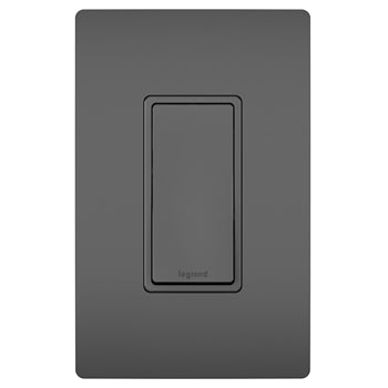 Pass And Seymour Single Throw Momentary Decorator Switch 15A Black (TM870STMBKCC6)