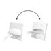 Pass And Seymour 1-Gang Hinged Bull Nose Wall Plate White (WP9001WH)