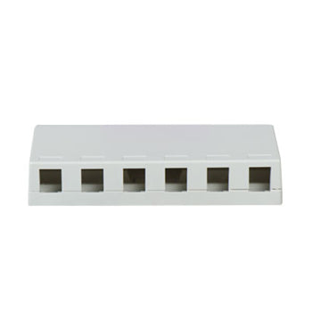 Pass And Seymour Six Port Surface Box White (WP3506WH)