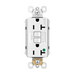 Pass And Seymour Self-Test PlugTail GFCI High Speed Ground Receptacle 20A White (PT2097HGW)