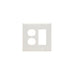 Pass And Seymour Smooth Junior Jumbo Wall Plate 1-Gang Duplex 1-Gang Split White (SPJ826W)