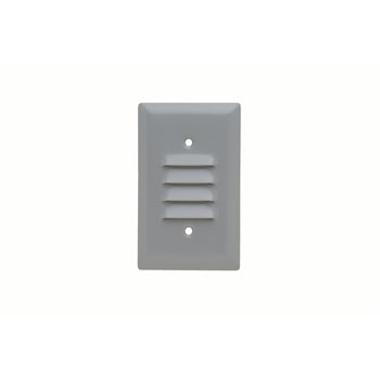 Pass And Seymour Smooth 302SS 1-Gang Louvered Painted Gray (SS771GRY)