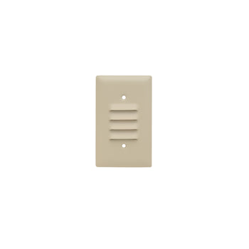 Pass And Seymour Smooth 302SS 1-Gang Louvered Painted Ivory (SS771I)
