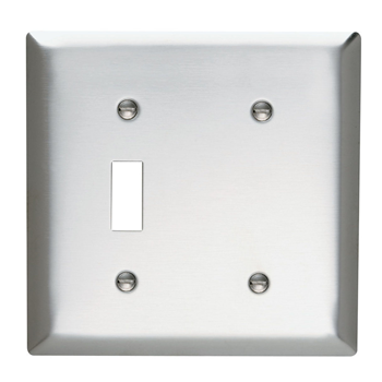Pass And Seymour Smooth 302SS 2-Gang 1 Toggle 1 Blank Box (SS114)