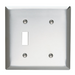 Pass And Seymour Smooth 302SS 2-Gang 1 Toggle 1 Blank Box (SS114)