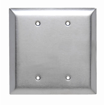 Pass And Seymour Smooth 302SS 2-Gang 2 Blank Strap (SSO23)