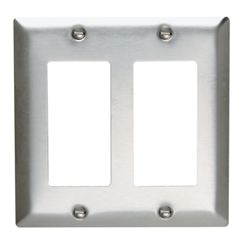 Pass And Seymour Smooth 302SS 2-Gang 2 Decorator (SS262)