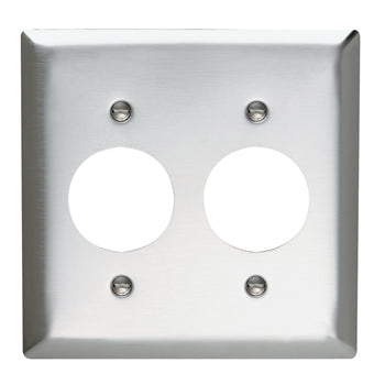 Pass And Seymour Smooth 302SS 2-Gang 2 Singe Receptacle (SS72)