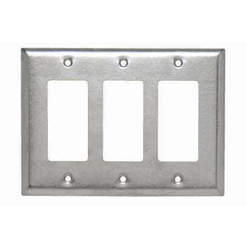 Pass And Seymour Smooth 302SS 3-Gang 3 Decorator Junior (SSJ263)