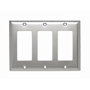 Pass And Seymour Smooth 302SS 3-Gang 3 Decorator (SS263)