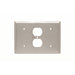 Pass And Seymour Smooth 302SS 3-Gang Blank/Duplex/Blank (SS14814)