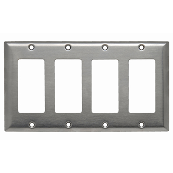 Pass And Seymour Smooth 302SS 4-Gang 4 Decorator (SS264)