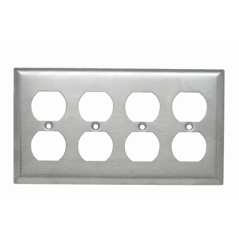 Pass And Seymour Smooth 302SS 4-Gang 4 Duplex (SS84)