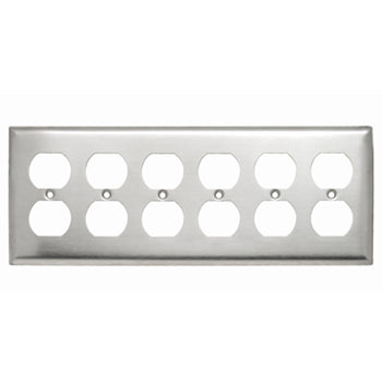 Pass And Seymour Smooth 302SS 6-Gang 6 Duplex (SS86)