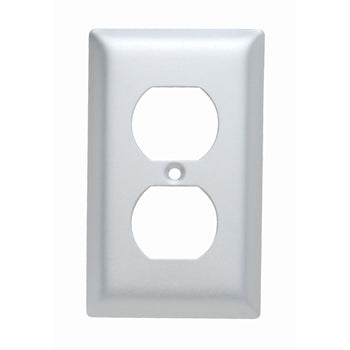 Pass And Seymour Smooth Aluminum 1-Gang 1 Duplex (SA8)