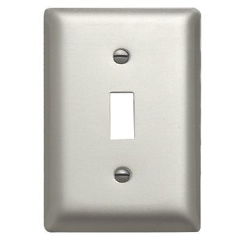 Pass And Seymour Smooth Aluminum 1-Gang 1 Toggle (SA1)